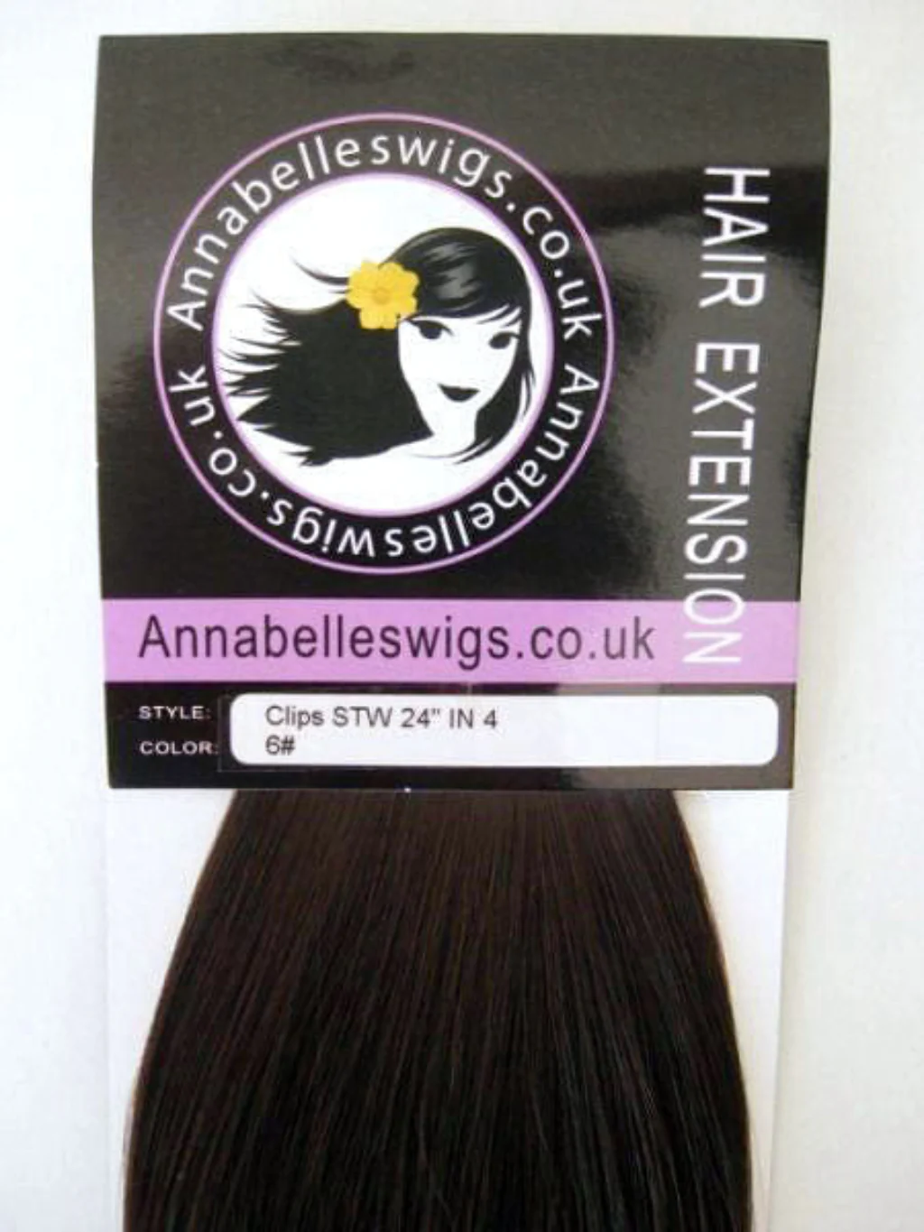 Clip-in hair extensions, straight, 6 piece, full head, 150g, 24 inches long - Image 9