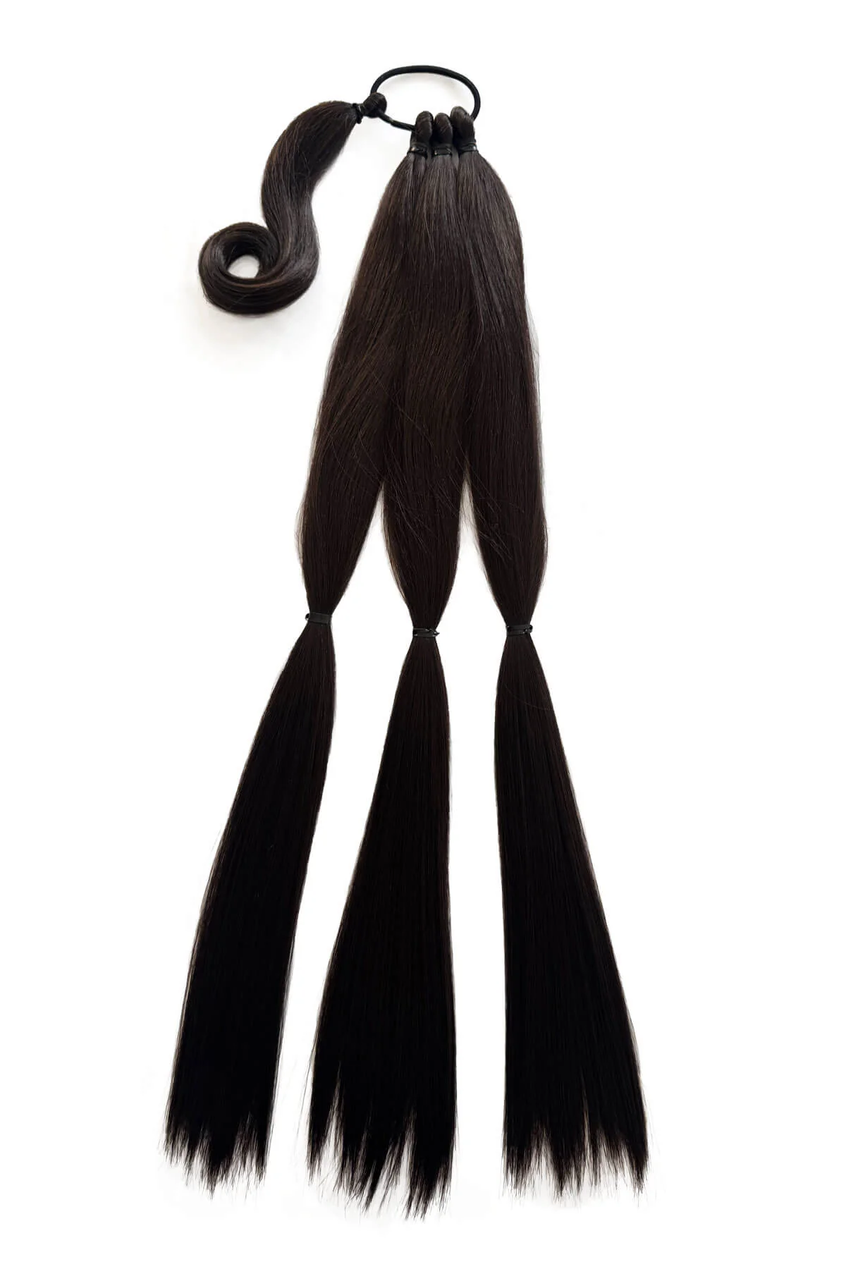 Long double plaited ponytail hairpieces x 2: Martha - Image 11