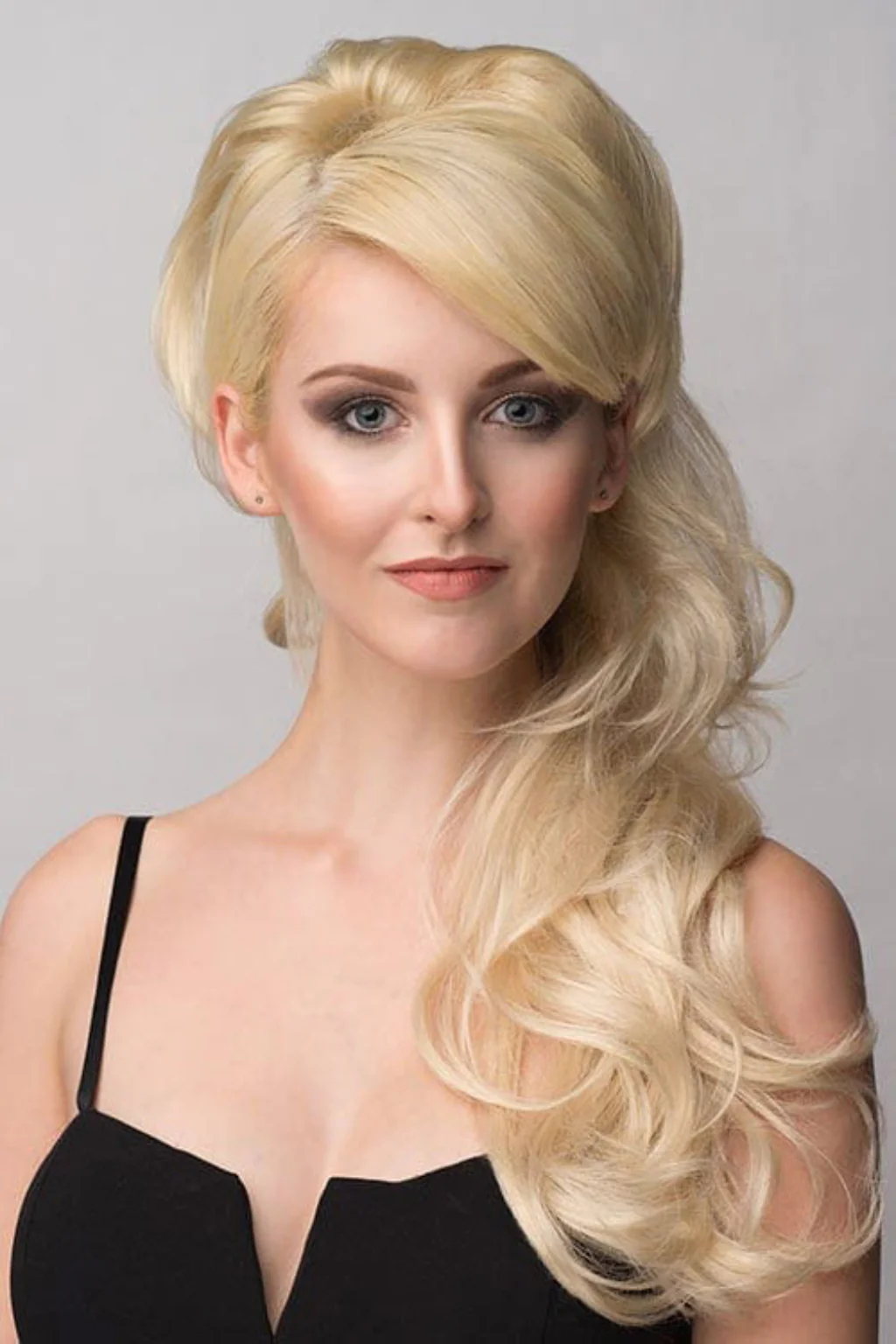 Double volume hairpiece extension with gentle waves: Naomi - Image 34