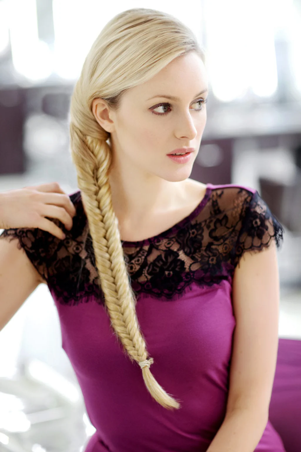 Fishtail plait (braid) hairpiece extension: Tinsley - Image 10