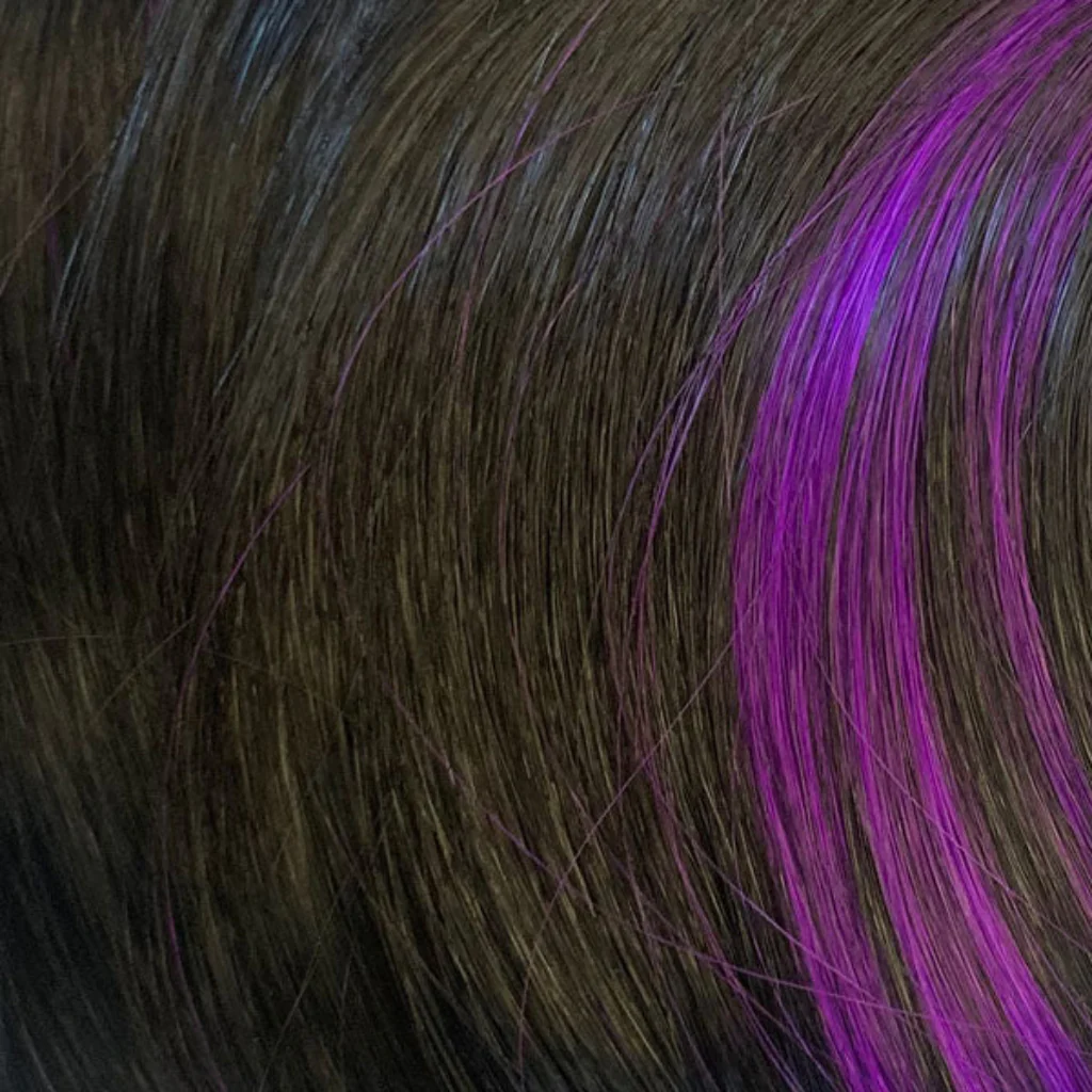 Clip-in fringe hairpiece, curved, side-sweeping/clip-in bangs: Eliana - Image 9