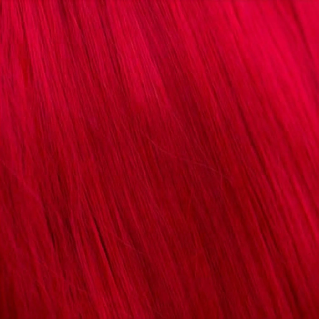 Long bright red wig with long, big loose curls: Alexis - Image 4