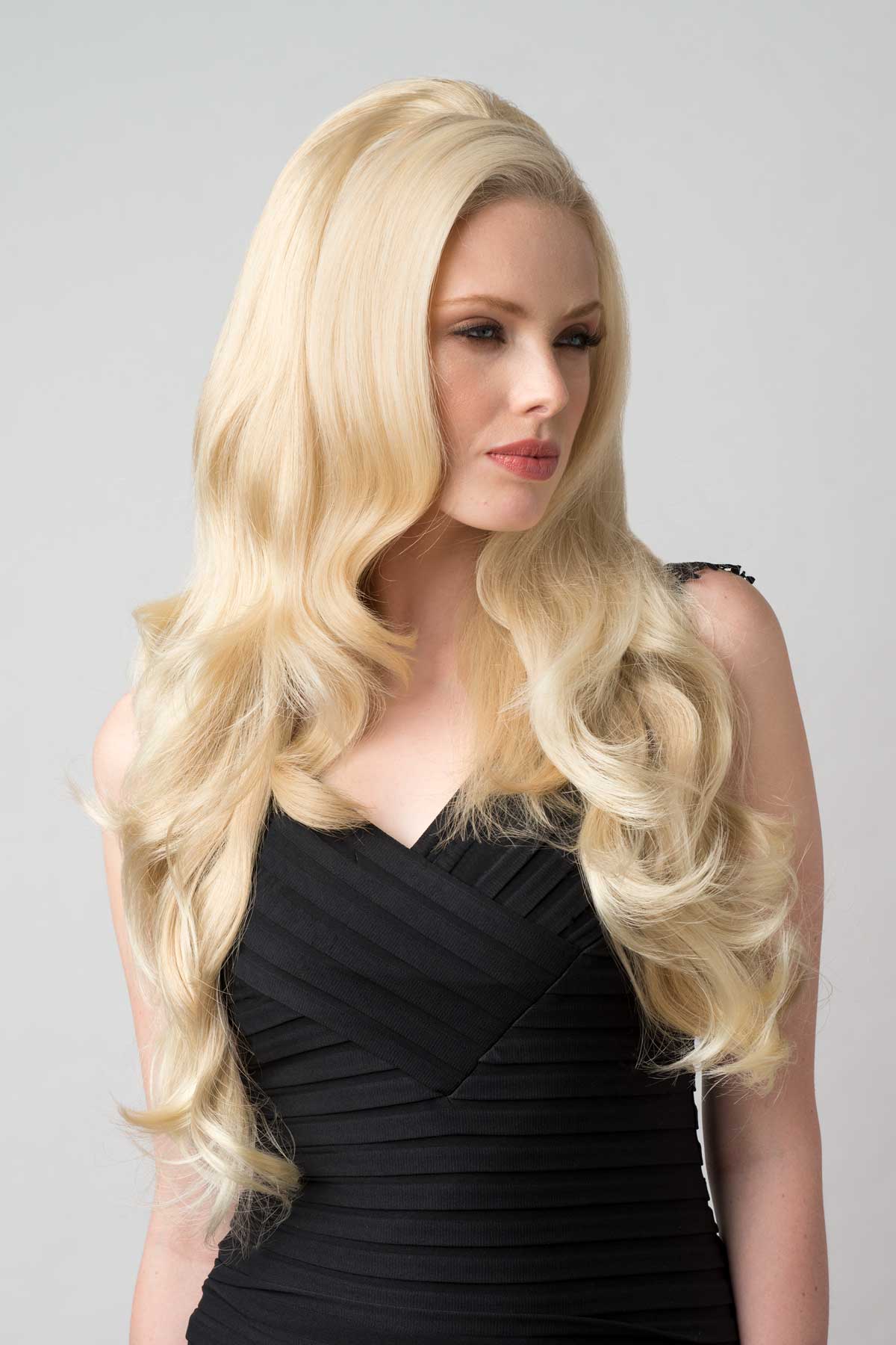 Corrine - Bouncy Blowout style with Volume Booster Half Wig - Image 2