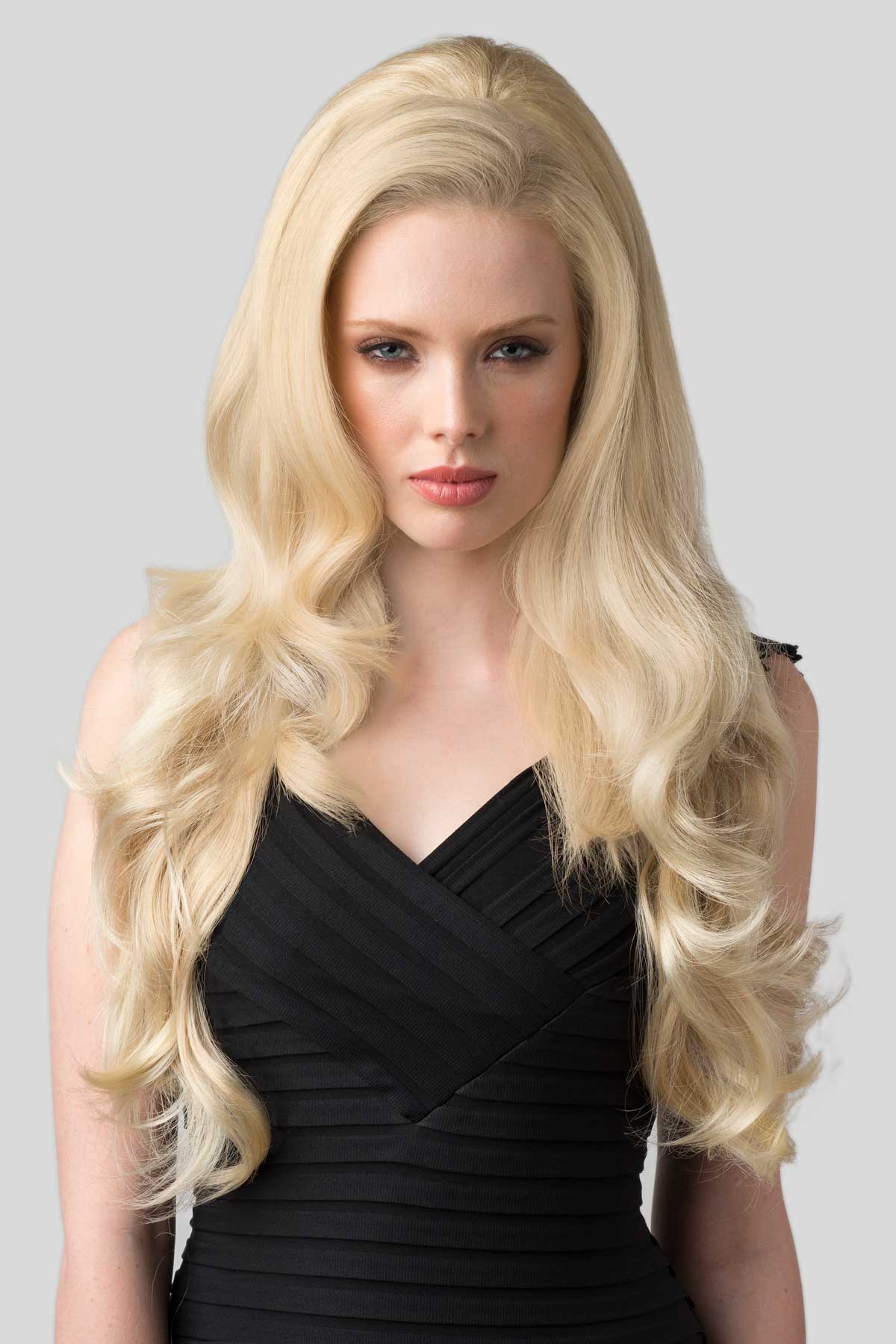 Corrine - Bouncy Blowout style with Volume Booster Half Wig - Image 9