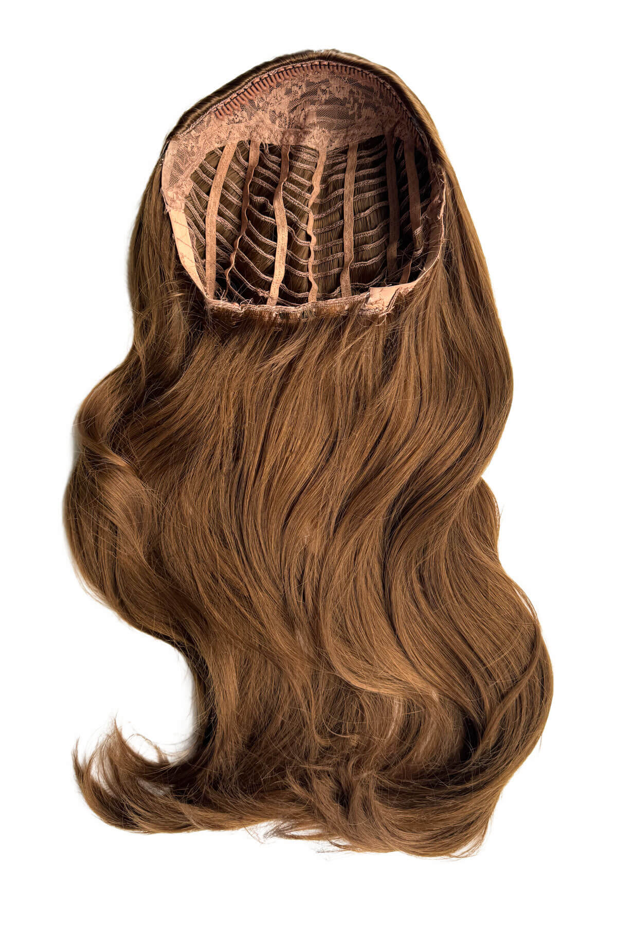 Heat styleable half wig hairpiece, long wavy, Flexihair: Antoinette - Image 14