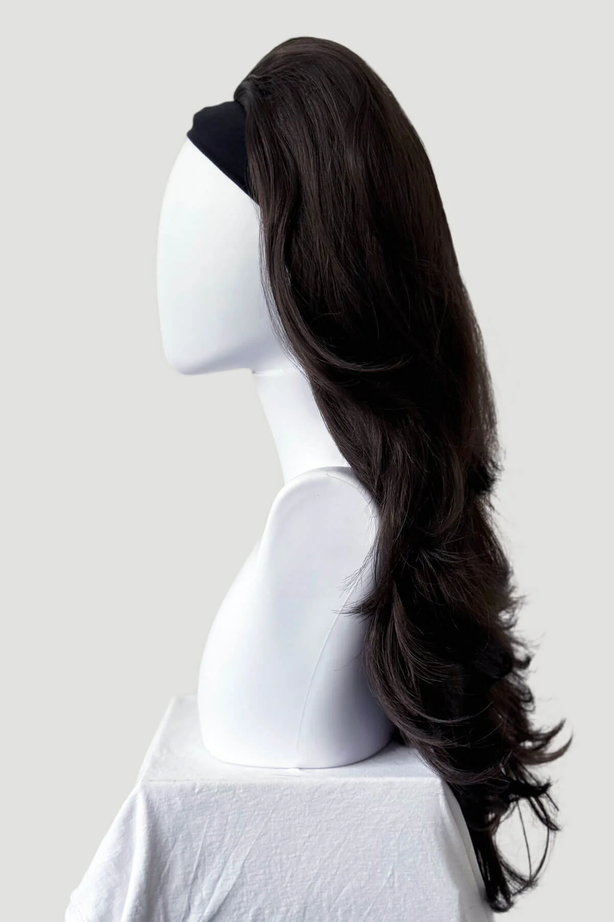 Helena - Bouffant Long Layered Tousled Half Wig - Image 16