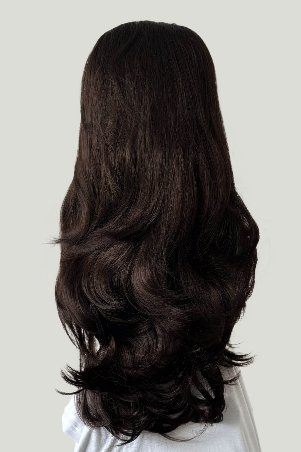 Helena - Bouffant Long Layered Tousled Half Wig - Image 17