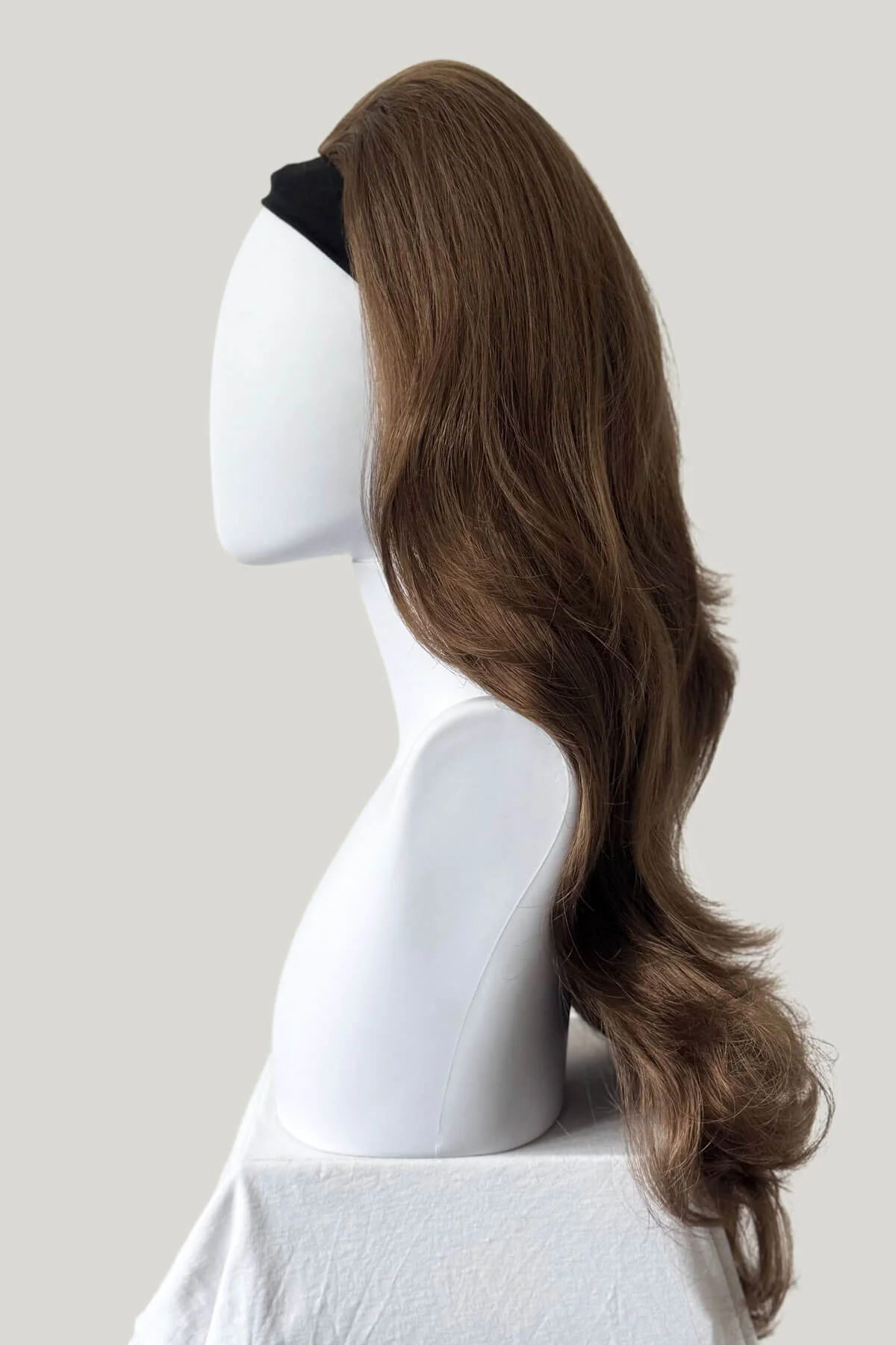 Helena - Bouffant Long Layered Tousled Half Wig - Image 28