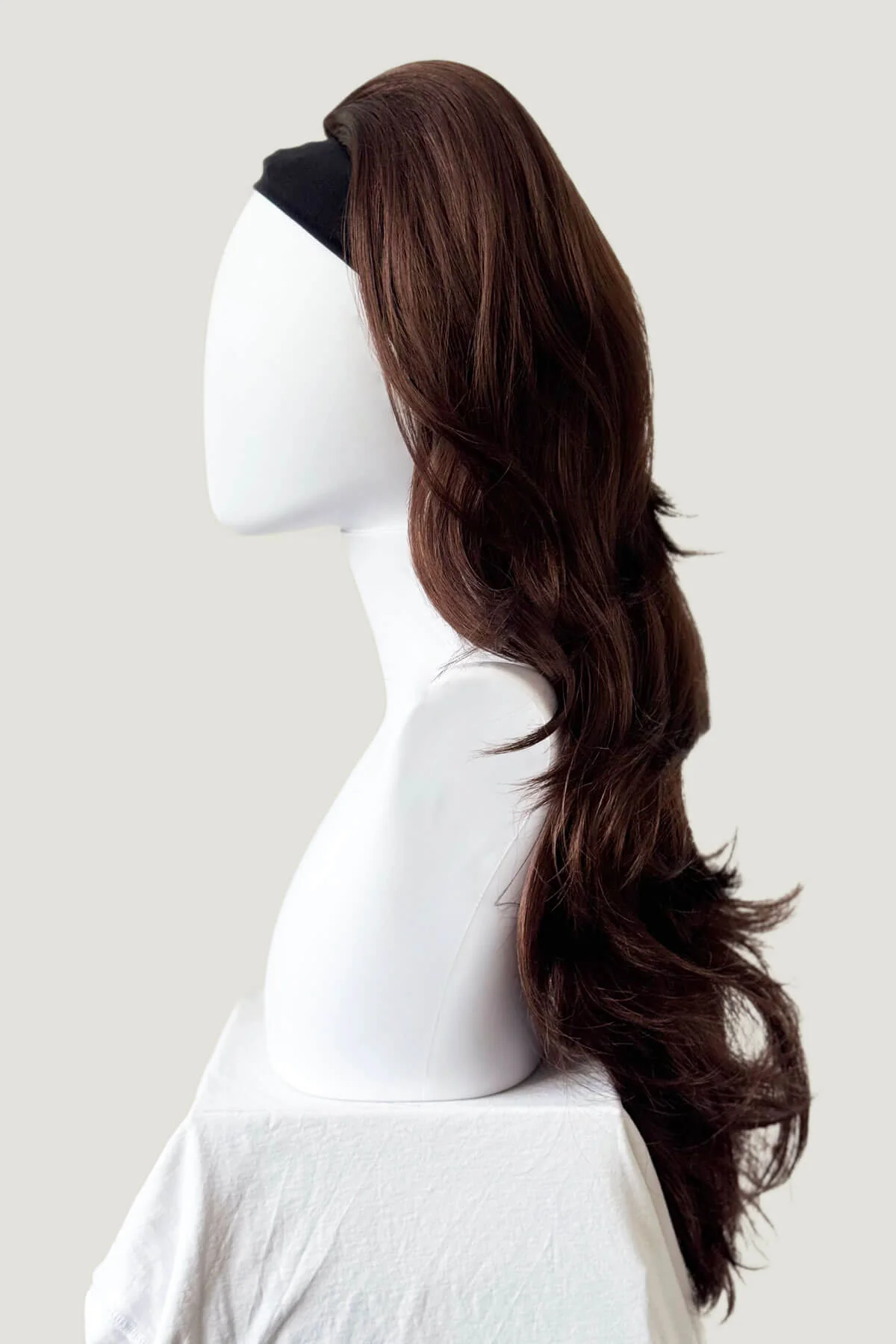 Helena - Bouffant Long Layered Tousled Half Wig - Image 34