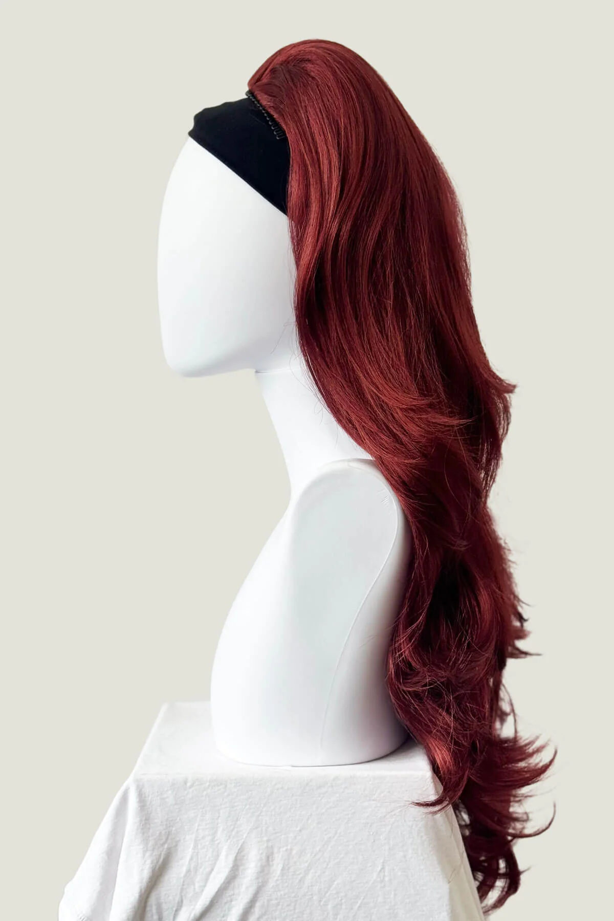 Helena - Bouffant Long Layered Tousled Half Wig - Image 54
