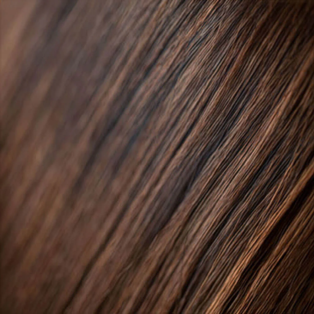 Rebecca - Bouncy Blowout Style Long Layered Brown Half Wig with Blonde Highlights - Image 4