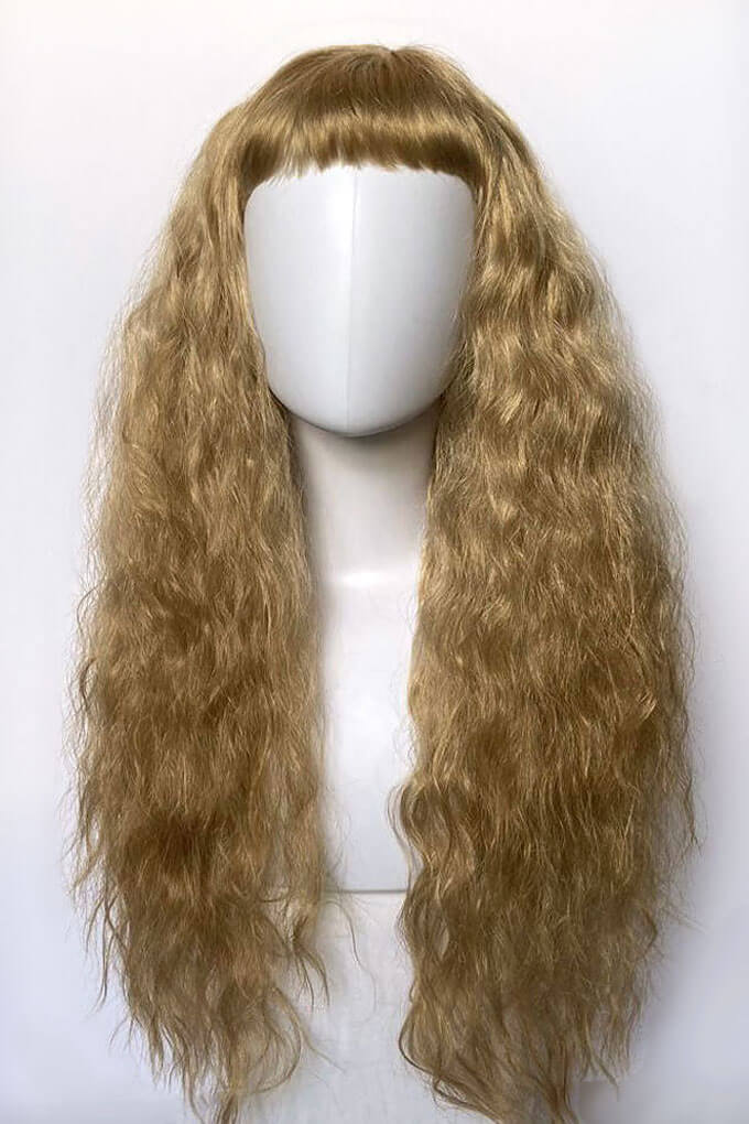 Long wig with crimped mermaid waves: Astrid - Image 5