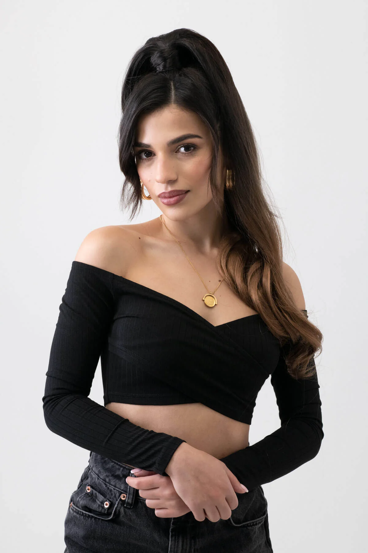 Long ponytail extension with soft waves: Sophie - Image 10