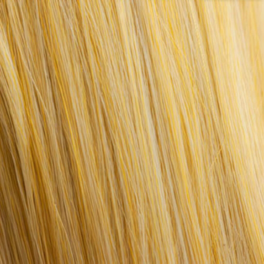 Curly blonde half wig hairpiece extension (3/4 wig), long: Meana - Image 7