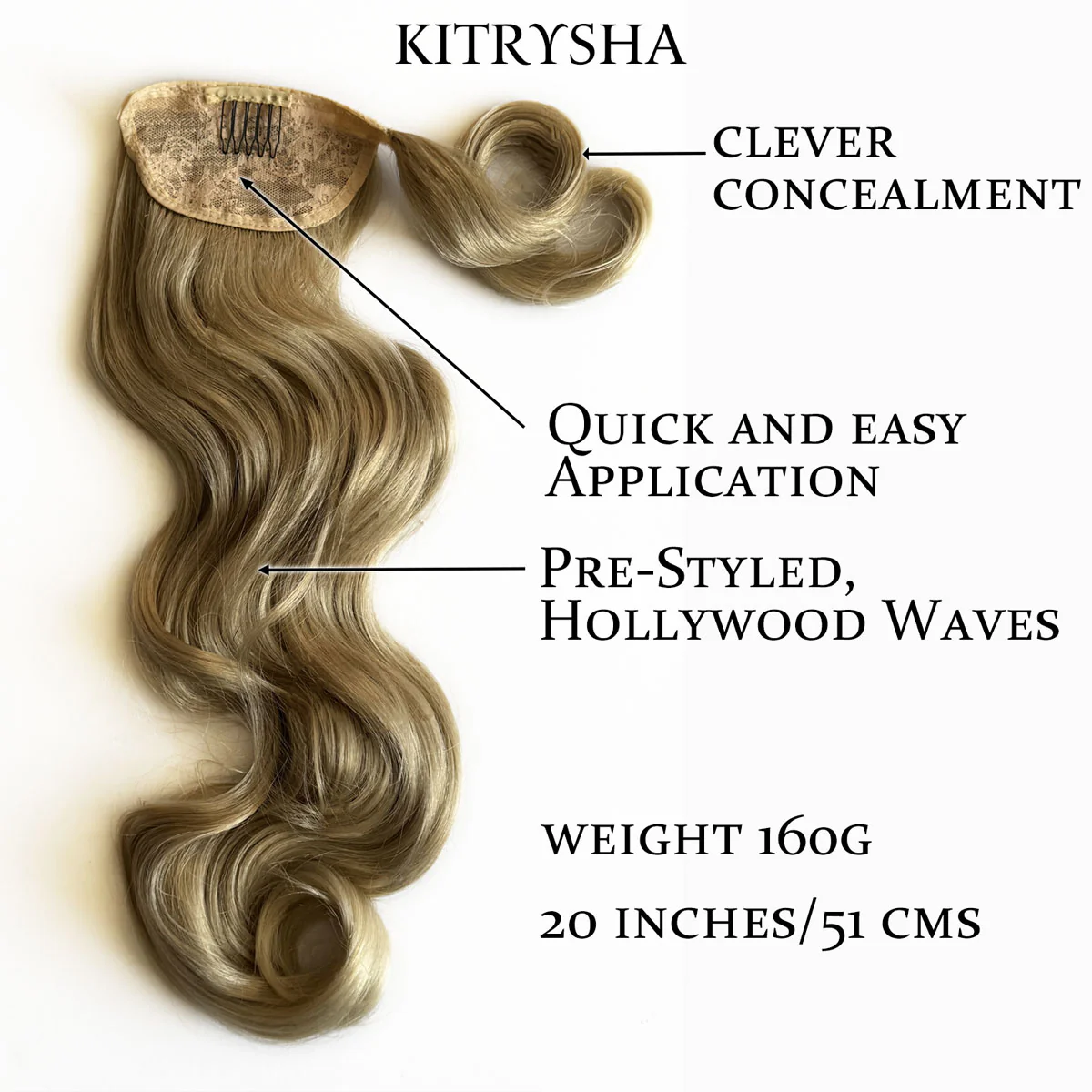 Long ponytail with vintage waves: Kitrysha - Image 18