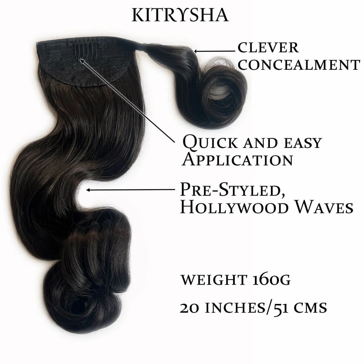 Long ponytail with vintage waves: Kitrysha - Image 38