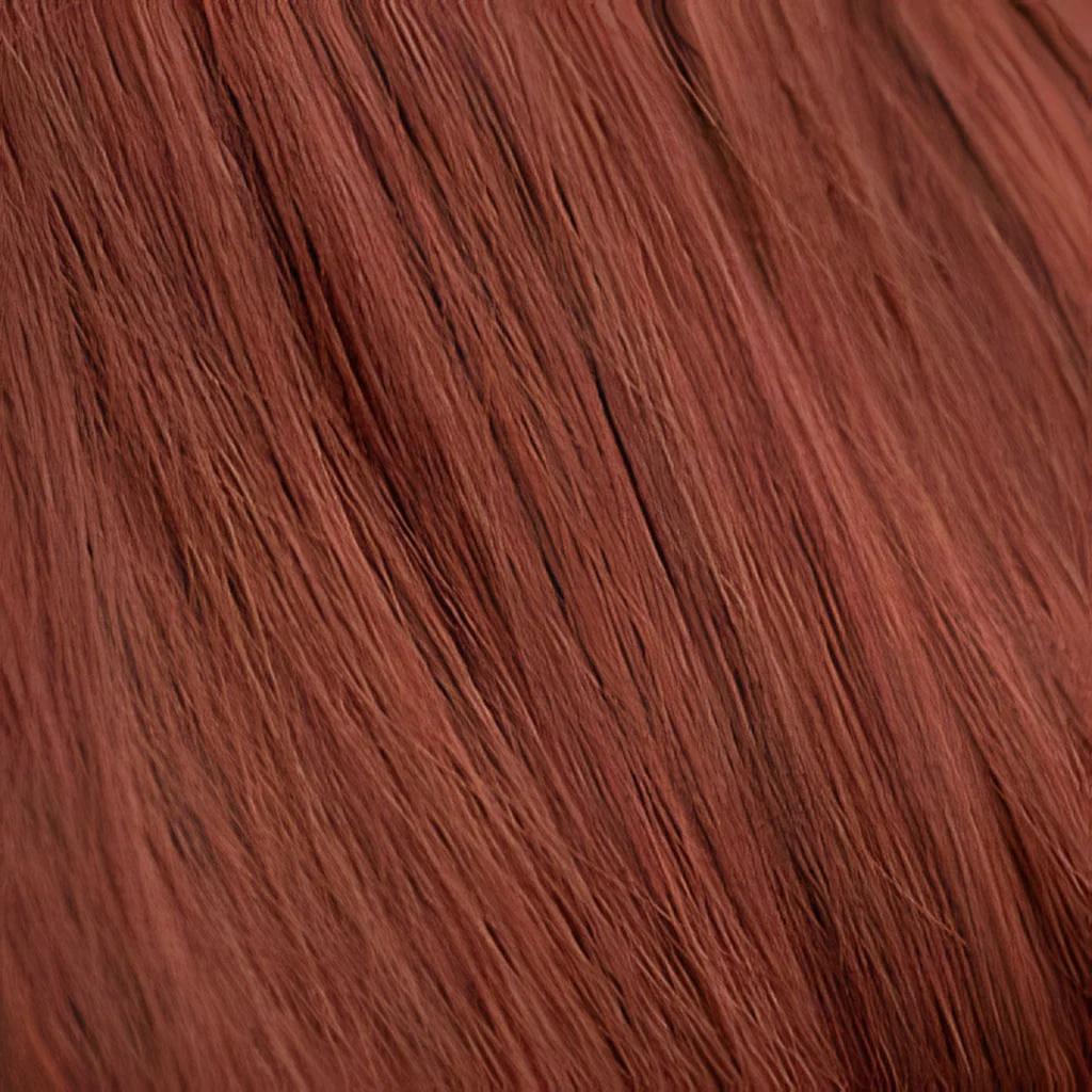 Copper red and auburn wig, bob style: Siren - Image 5
