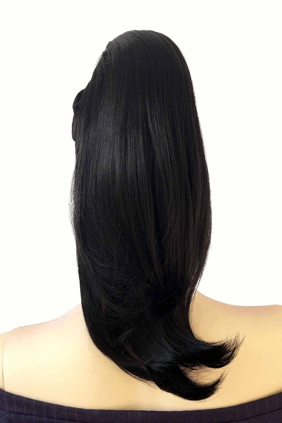 Long ponytail hairpiece, straight with flick: Clarisa - Image 6