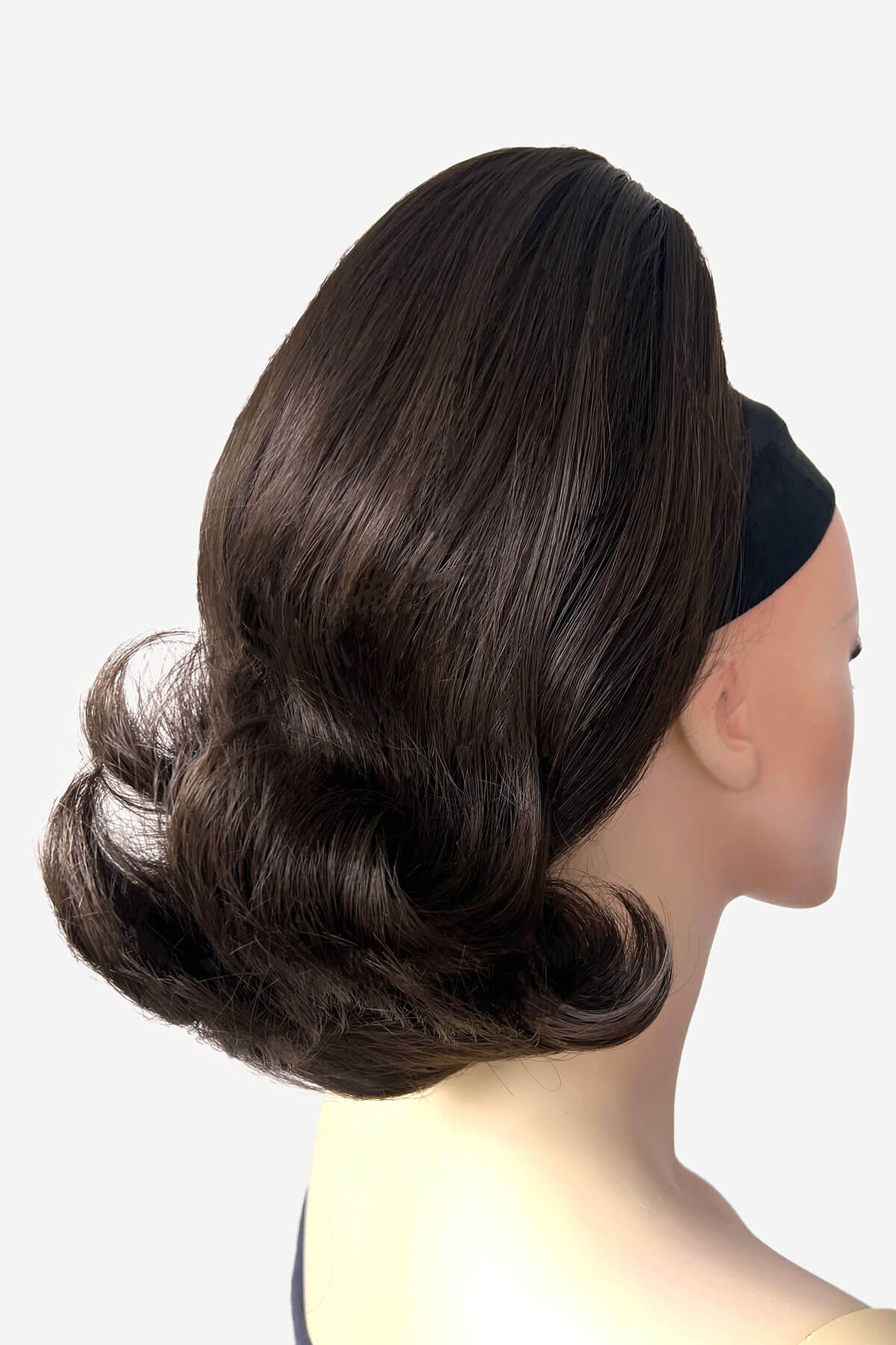 Ponytail hairpiece, shoulder length with flick/flip, retro 1960s style: Ariana - Image 29