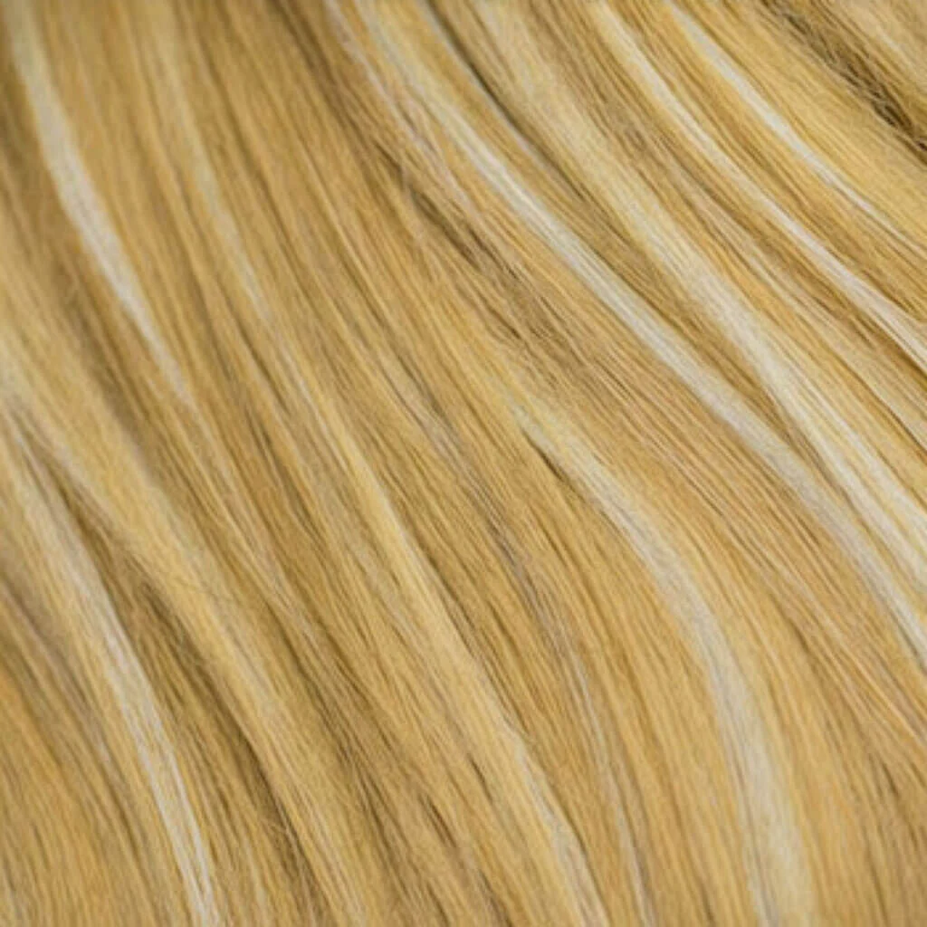 Blunt blonde bob wig with fringe: Gracie - Image 6