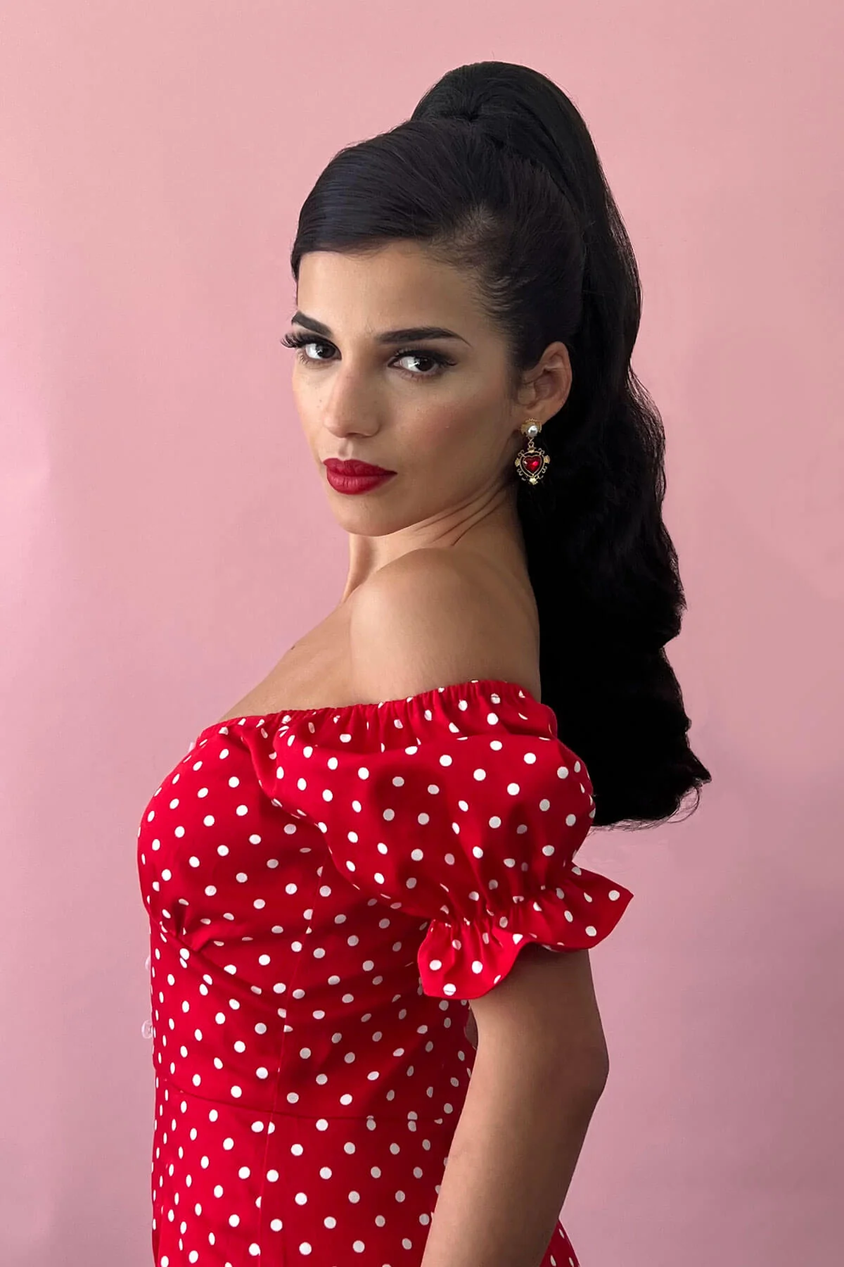 Retro style ponytail hairpiece, long with vintage waves: Arabella - Image 6