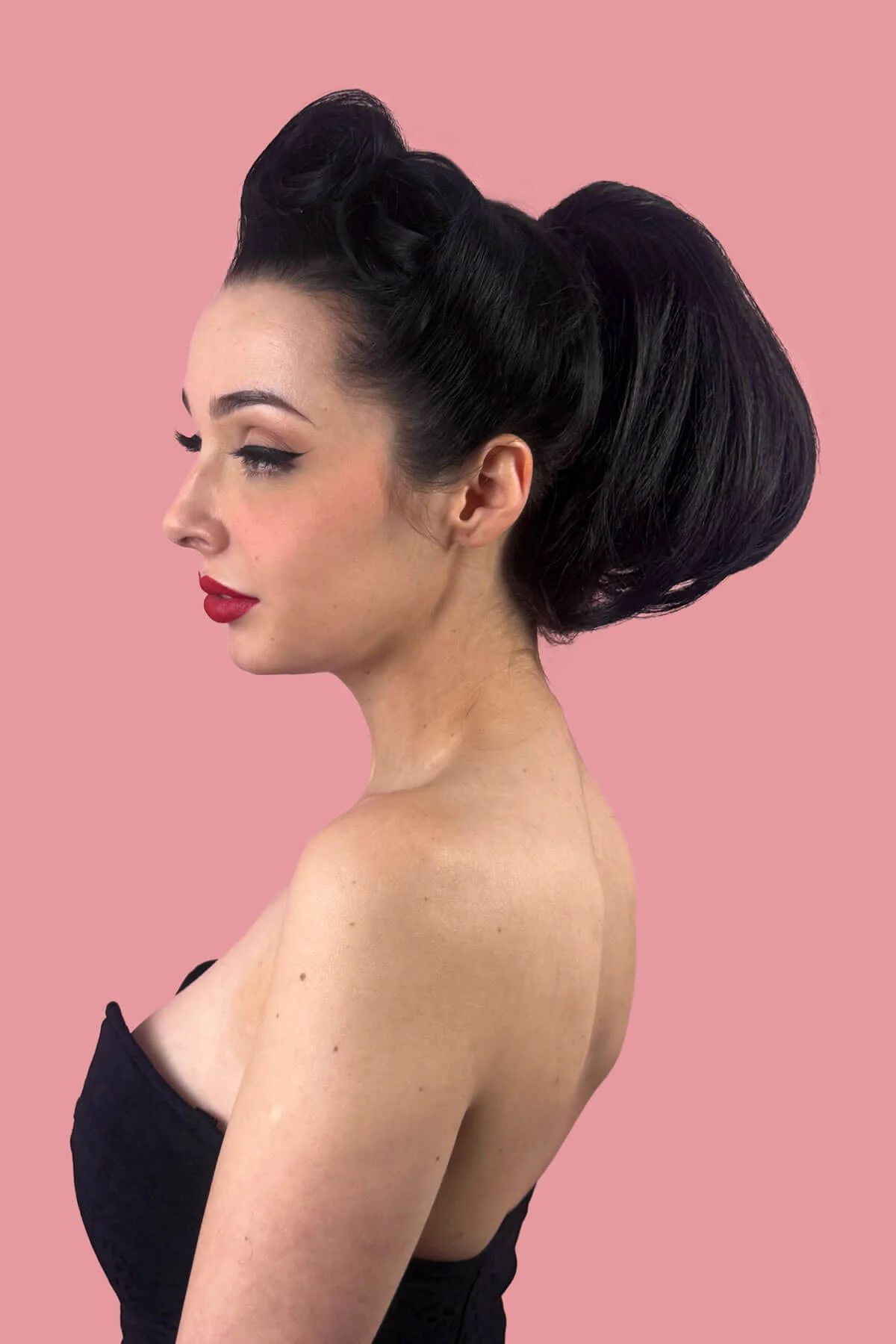 Short beehive ponytail hairpiece: Sherri