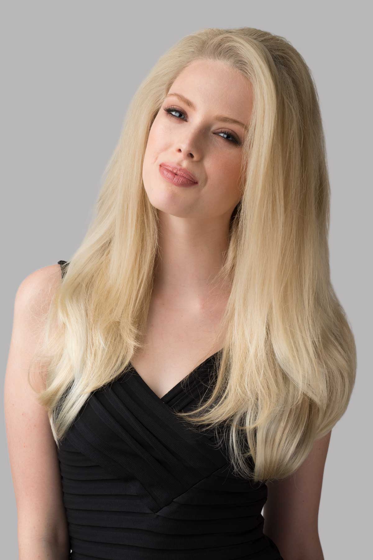 Claudia - Volume Boosting Long Gentle Bouncy Layered Half wig - Image 2