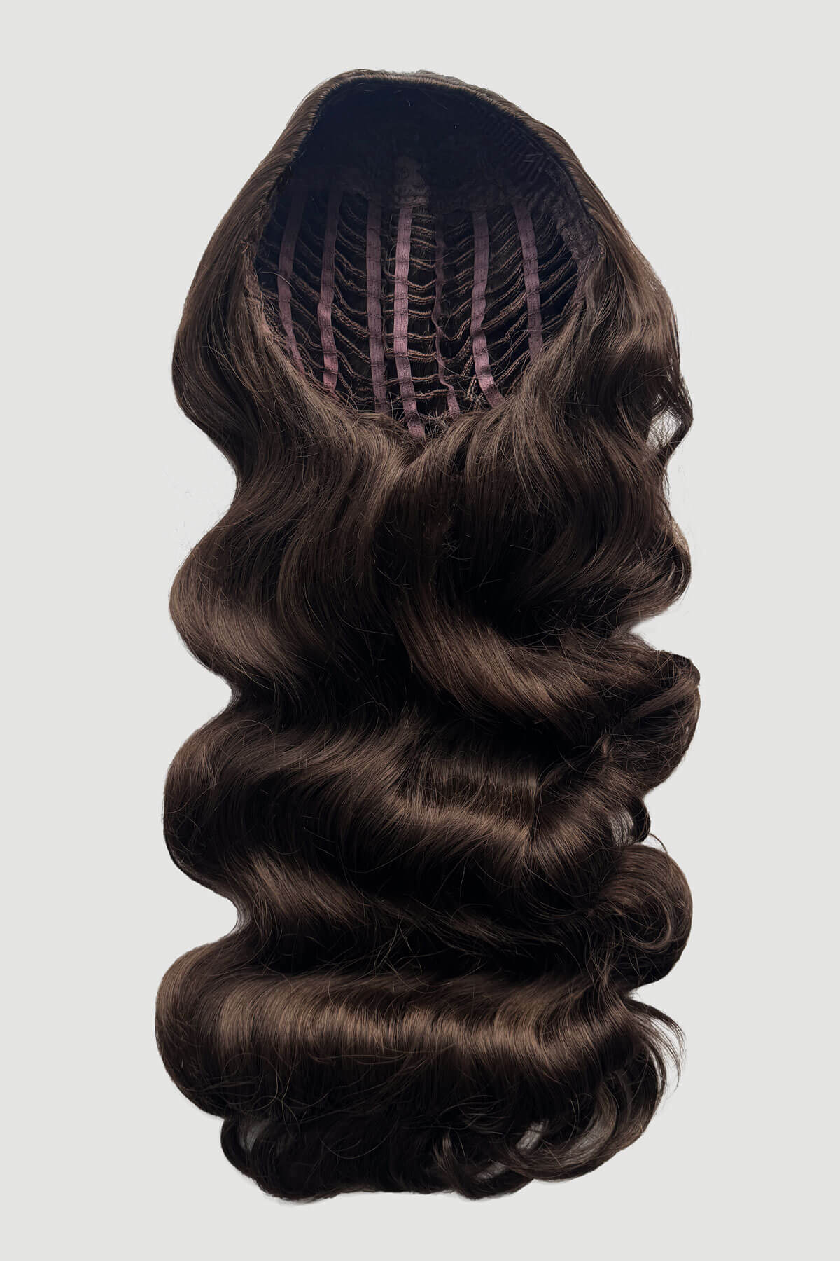 Ultra long half wig with hollywood waves: Mousumi - Image 19