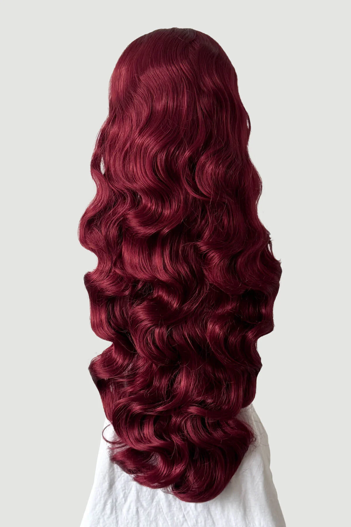 Ultra long half wig with hollywood waves: Mousumi - Image 31