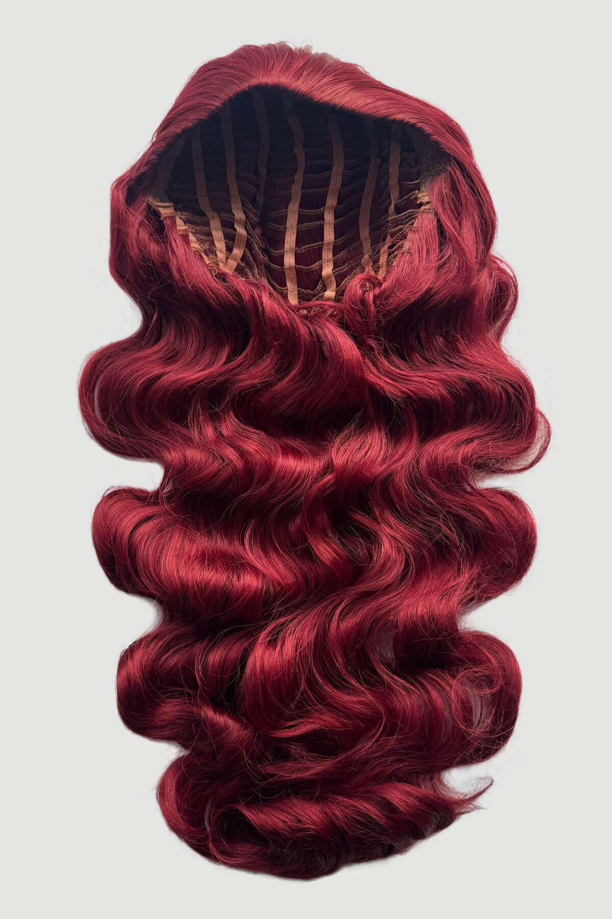 Ultra long half wig with hollywood waves: Mousumi - Image 32