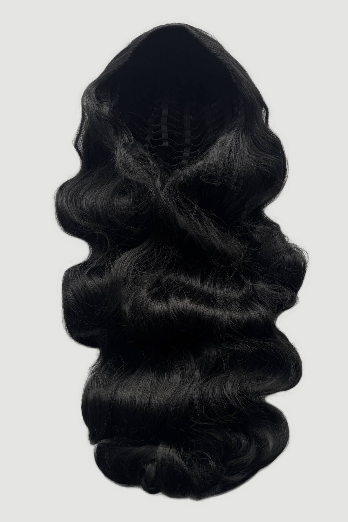 Ultra long half wig with hollywood waves: Mousumi - Image 7
